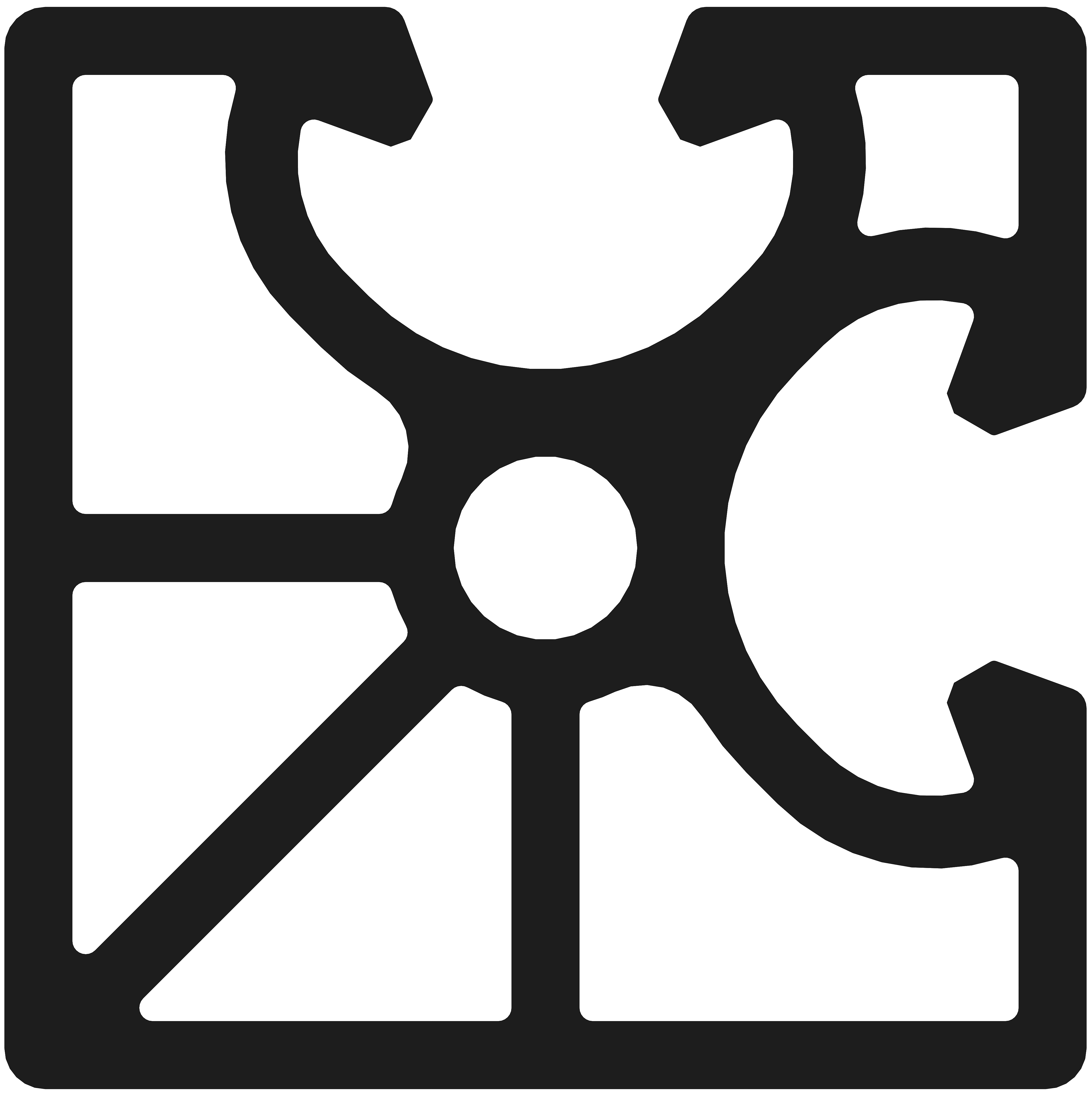 40x40 2-Slot 90° Profile